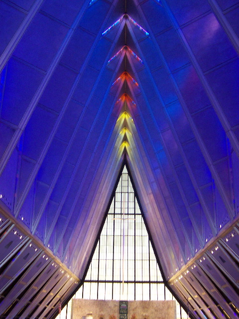 The beautiful interior of the Chapel